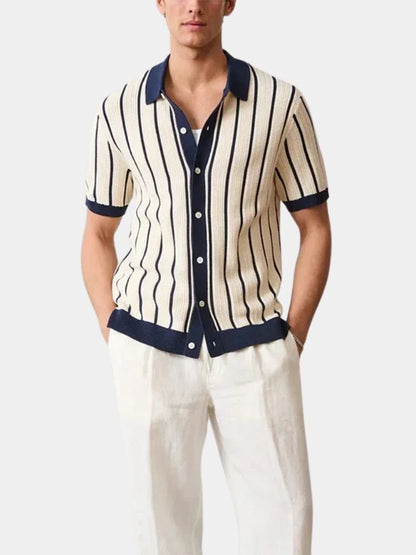 Atlantic Frame gebreide polo