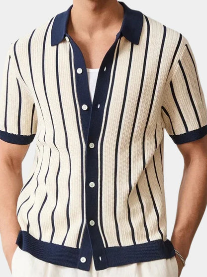 Atlantic Frame gebreide polo