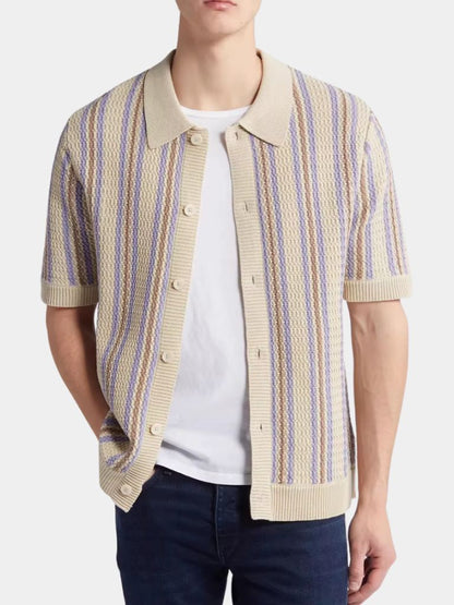 Atlantic Frame gebreide polo