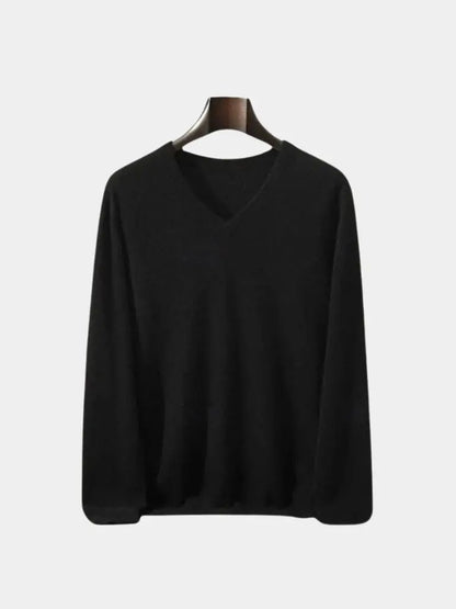 Men’s Cashmere Sweater – Neck Knitwear Soft Luxury Knit SPECTER