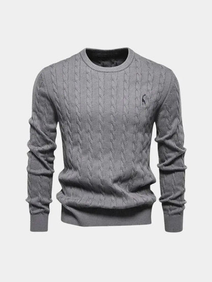 Men’s Knit Sweater – Cotton Crew Neck Casual Everyday Knitwear SPECTER