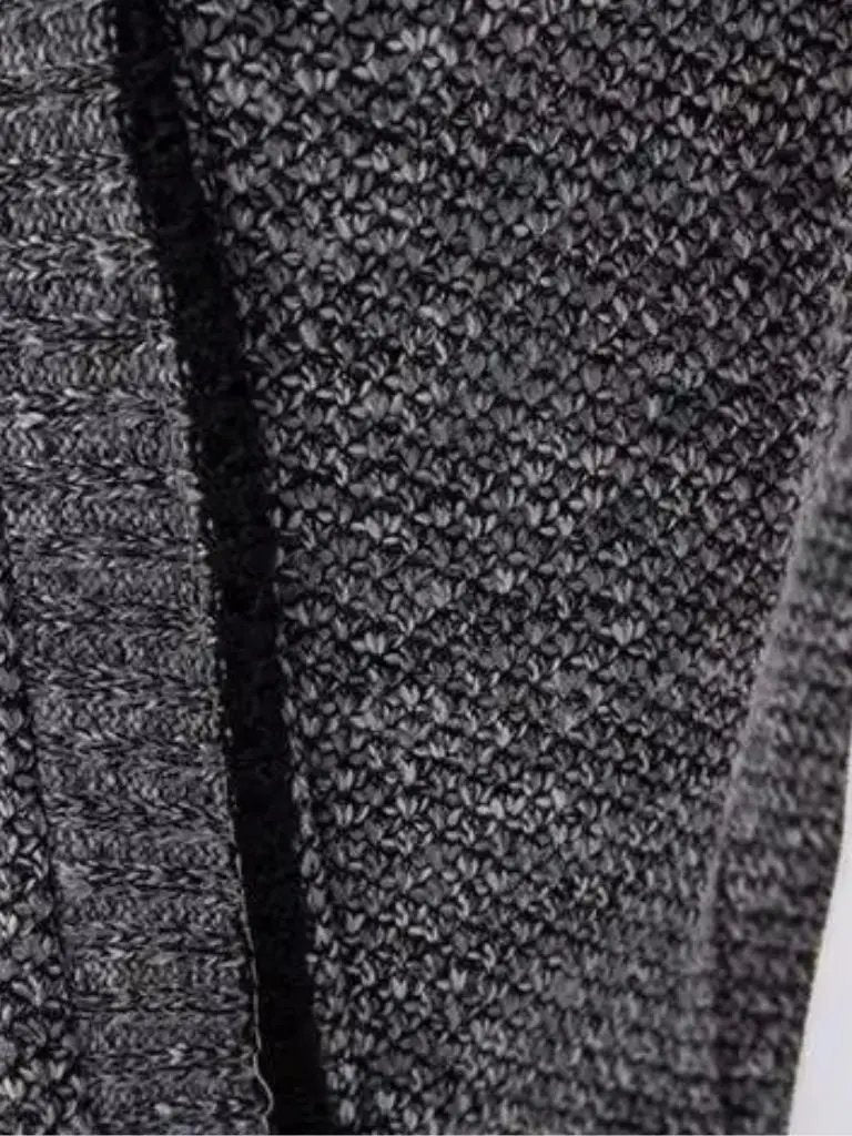 Men’s Knit Sweater – Elegant Full Zip Casual Everyday Knitwear SPECTER