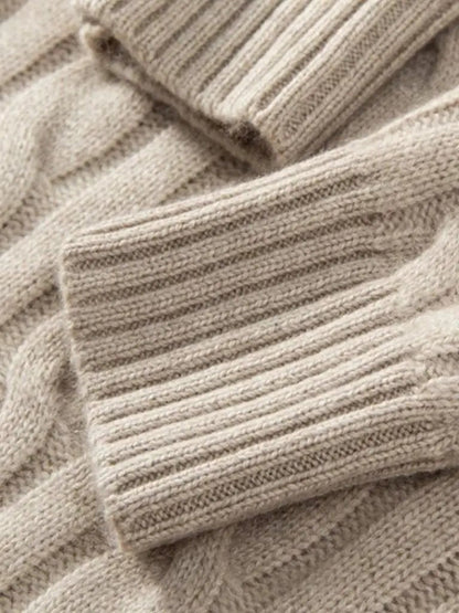 Men’s Cashmere Sweater – Essential Soft Luxury Knit SPECTER