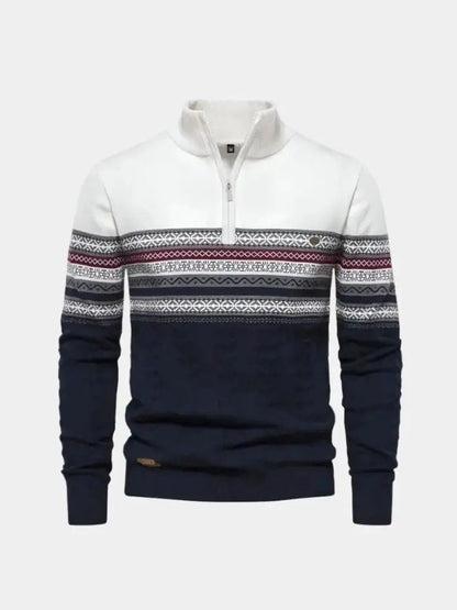 Men’s Knit Sweater – Half Zip Pullover Casual Everyday Knitwear SPECTER