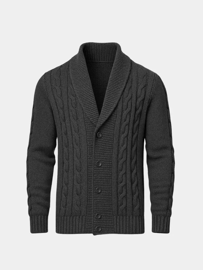 Men’s Cardigan Sweater – Elegant Casual Everyday Knitwear SPECTER