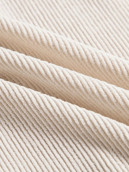 Minimalistisch corduroy overhemd