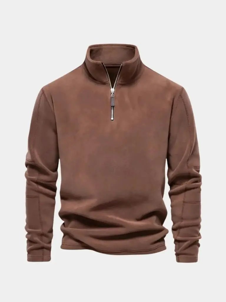 Men’s Fleece Jacket – Minimalist Cozy Winter Layer SPECTER