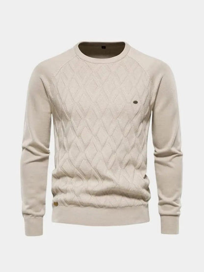Men’s Knit Sweater – Minimalist Pullover Casual Everyday Knitwear SPECTER