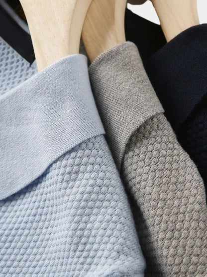 Old Money katoenen poloshirt