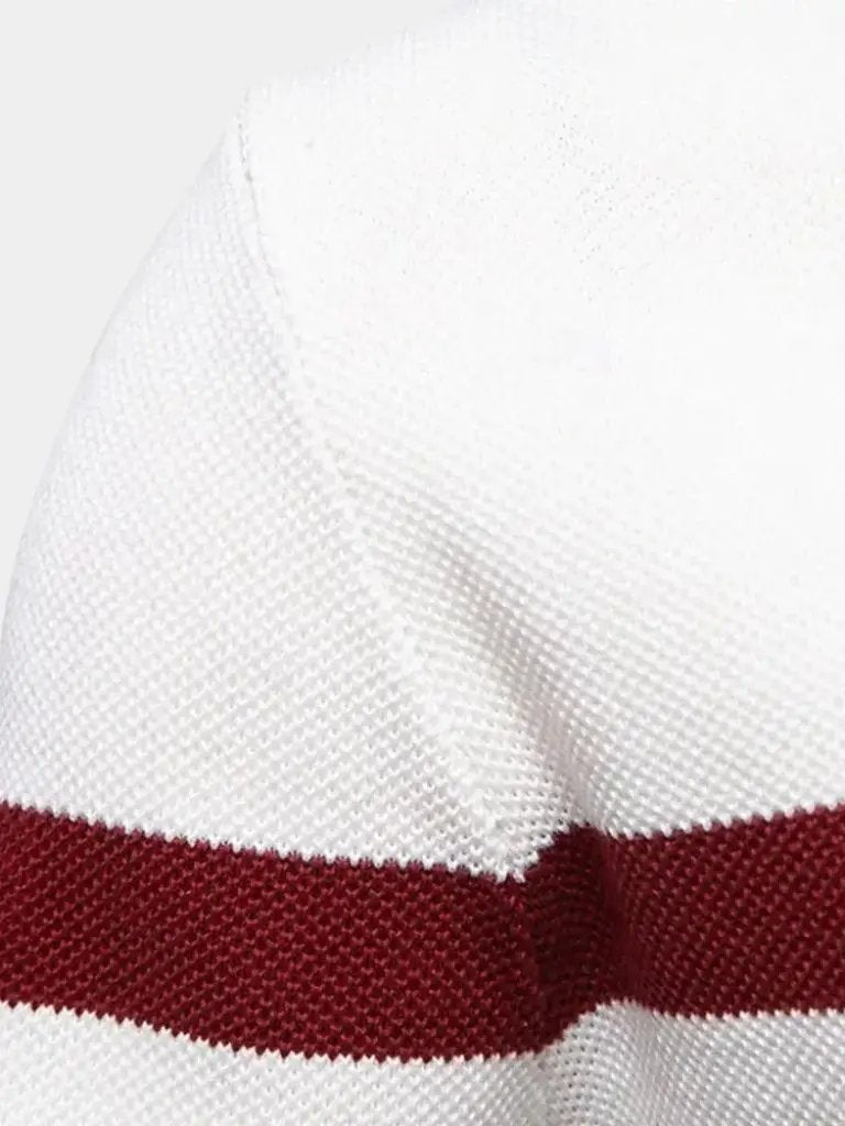 Men’s Knit Sweater – Quarter Zip Jumper Casual Everyday Knitwear SPECTER