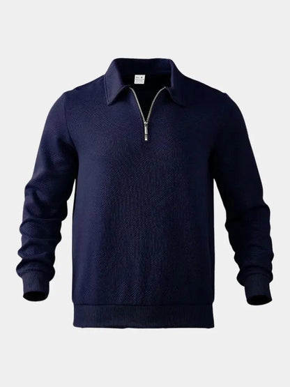 Men’s Knit Sweater – Sandmoor Luxe Casual Everyday Knitwear SPECTER