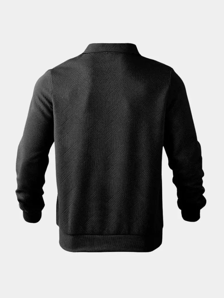 Men’s Knit Sweater – Sandmoor Luxe Casual Everyday Knitwear SPECTER